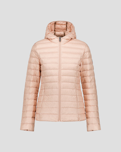 Down jacket light with hood Light peach Cloe - JOTT - 2