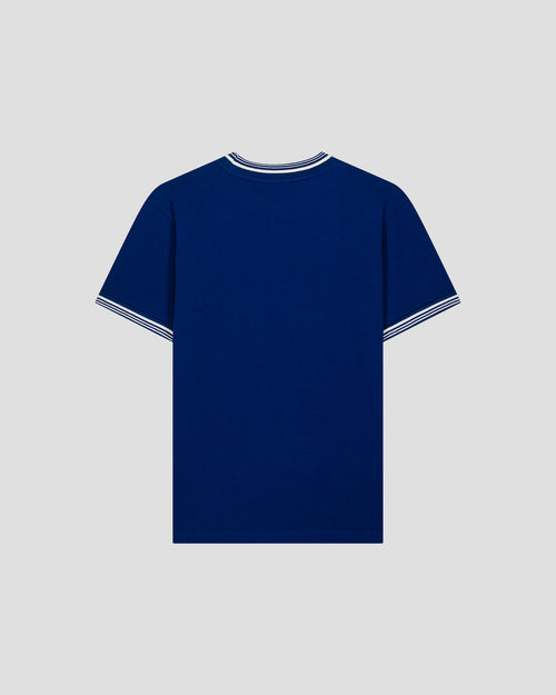 Cobalt blue Ley unisex crew neck T-shirt - JOTT - 3