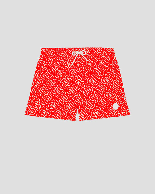 Swimsuit Mono fire red Mimosa Monogram - JOTT - 2