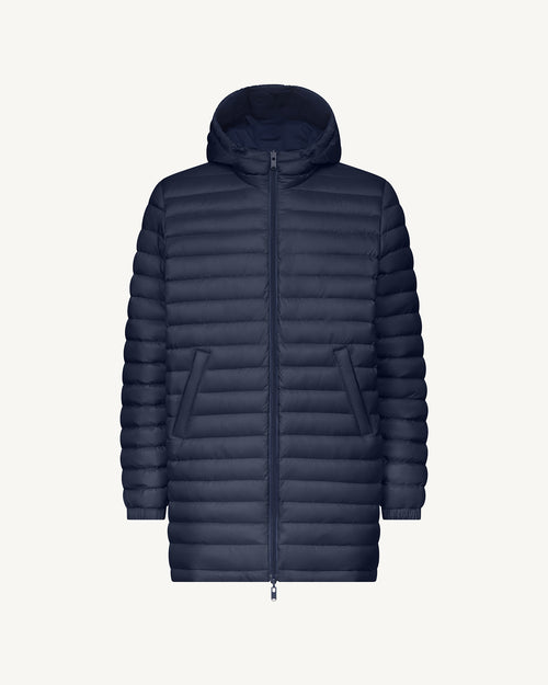 Down jacket long reversible hooded Marine Amsterdam 2.0 - JOTT - 5