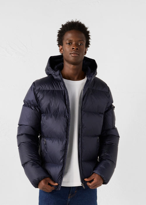 Down jacket with hood Grand Froid Marine Java - JOTT - 3