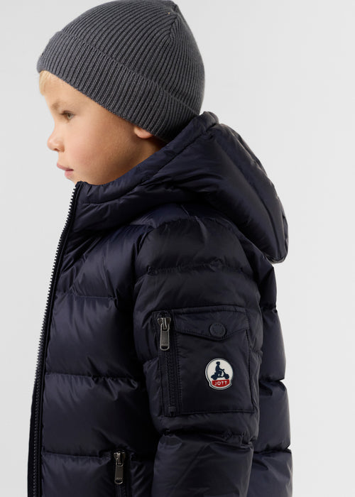 Down jacket Kid hooded Grand Froid Marine Kazan - JOTT - 5