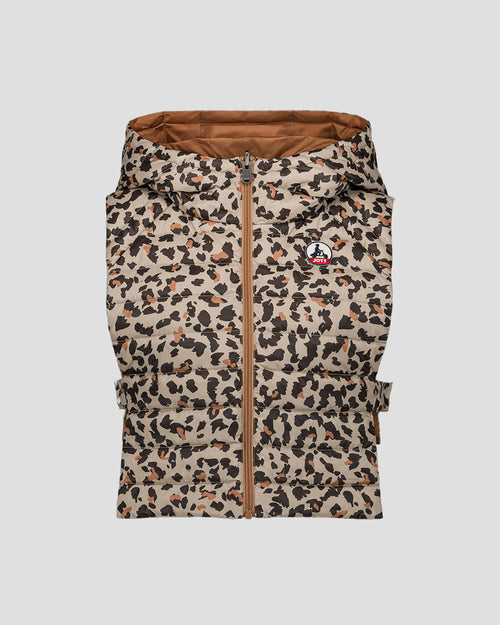 Leopard beige hoodie Alae print - JOTT - 1