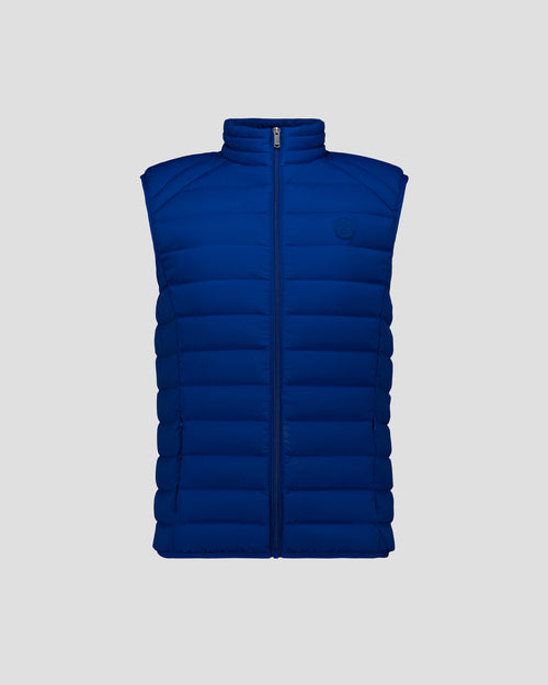 Arafo Cobalt Blue Stretch Sleeveless Down jacket - JOTT - 2