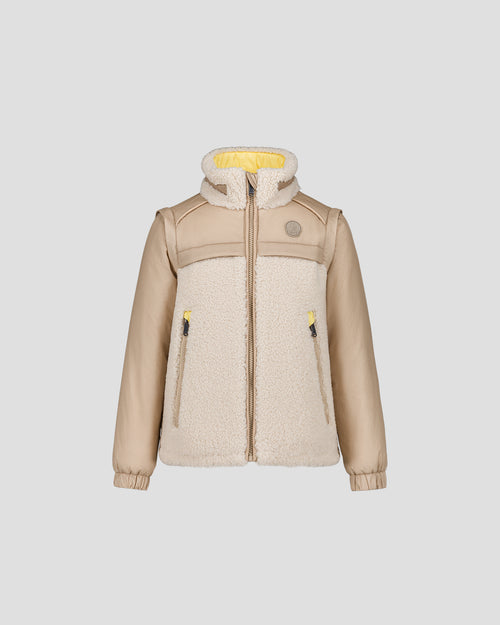 Down jacket Kid sherpa Naturel Erwan - JOTT - 2