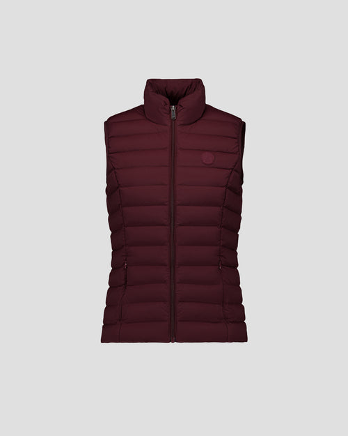 Down jacket sleeveless stretch Cherry black Grenada - JOTT - 2