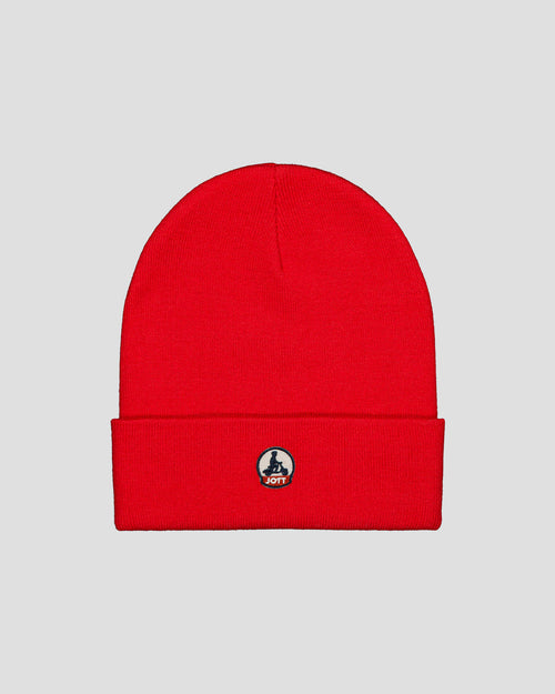 Jim 2.0 Carmine Red Beanie - JOTT - 2