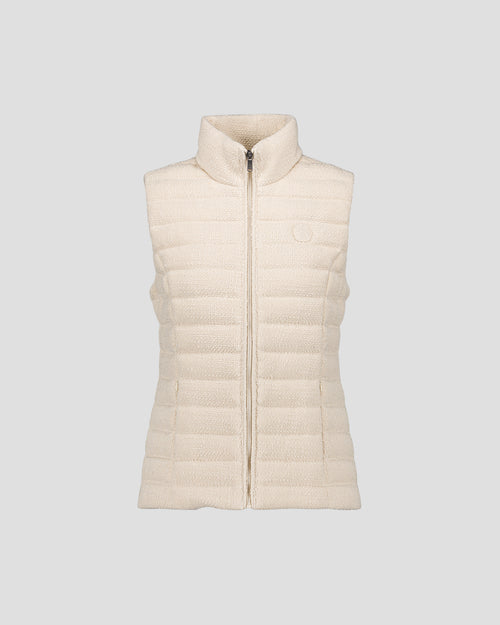 Down jacket sleeveless Natural Salla - JOTT - 2