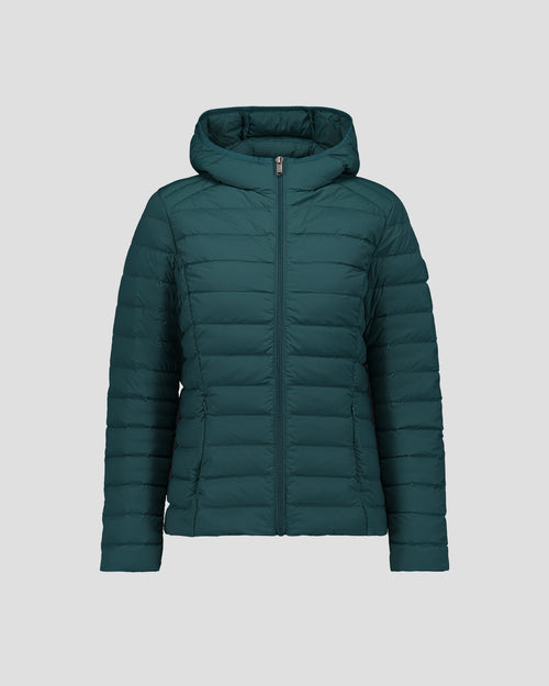 Down jacket with stretch hood light Deep lake Salma - JOTT - 2