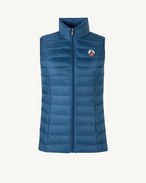 Down jacket light sleeveless Blue jeans Seda - JOTT - 1