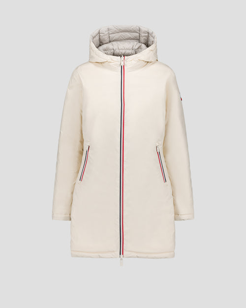 Down jacket long reversible Natural/ice grey Verone - JOTT - 2