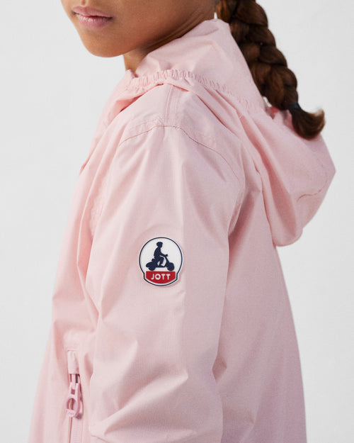 Kid Packable Raincoat Pink Peach Arran - JOTT - 2
