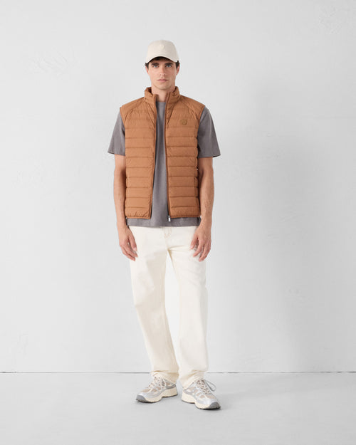 Sleeveless stretch Down jacket Sucre roux Arafo - JOTT - 3