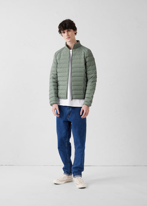 light Down jacket  Sage green Aragon - JOTT - 3