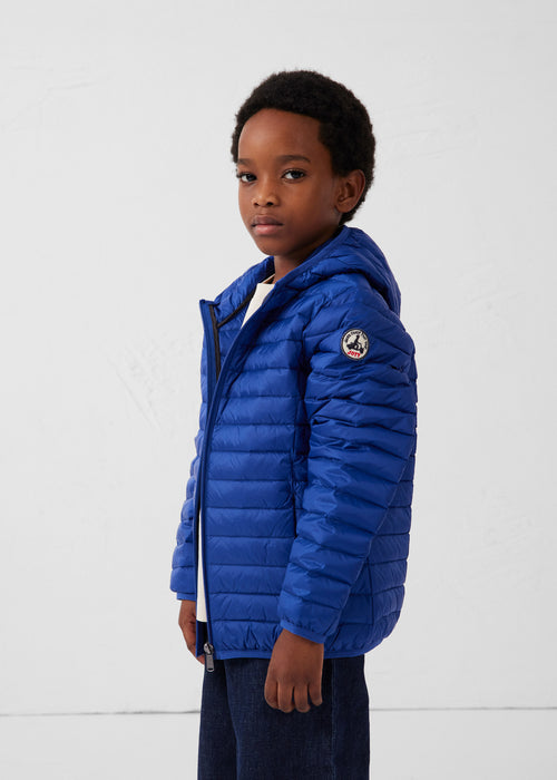 Down jacket light hooded Kid Bleu cobalt Hugo - JOTT - 3