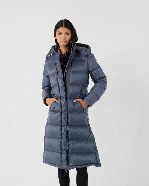 Down jacket long hooded Grand Froid Bluestone Karachi - JOTT - 3
