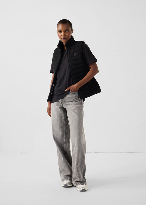 Down jacket sleeveless Black Salla - JOTT - 3