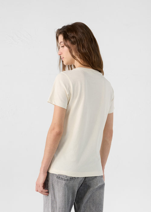 Lucia Natural Round Neck T-Shirt - JOTT - 4