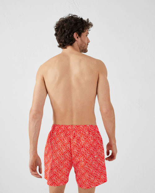 Swimsuit Mono fire red Niolon monogram - JOTT - 4