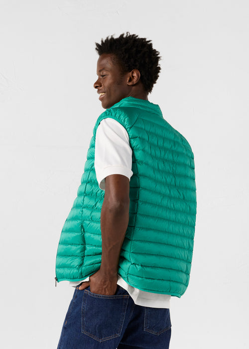 Sleeveless Down jacket Persian Green Tom - JOTT - 4