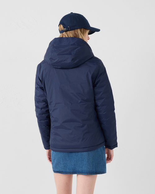 Reversible Down jacket navy/pink petal Bergamo - JOTT - 4