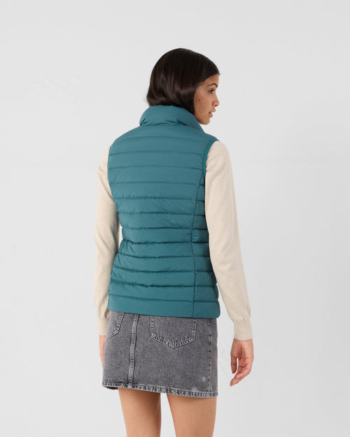 Down jacket sleeveless stretch Deep lake Grenada - JOTT - 4