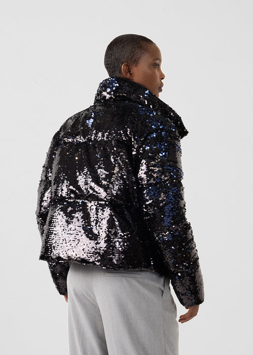 Sequin jacket black/navy Isadora - JOTT - 4