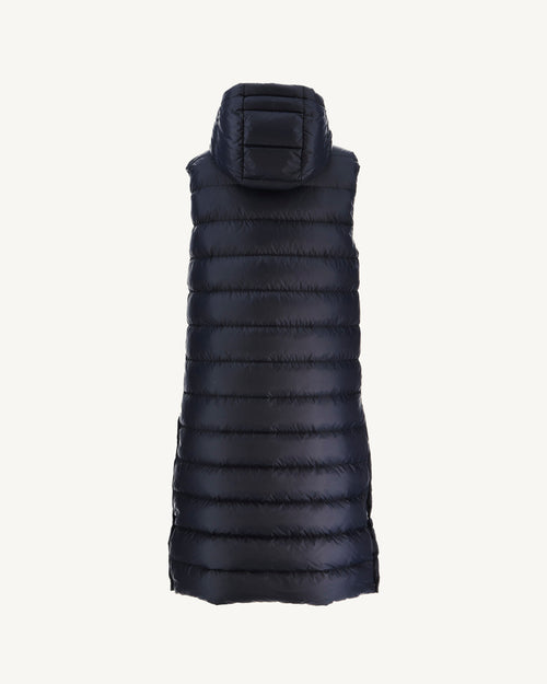 Down jacket long straight hooded Marine Lola - JOTT - 5