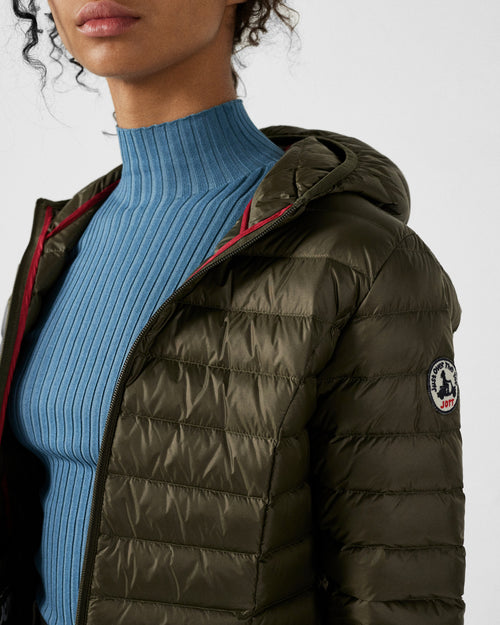 Down jacket light hooded Army Cloe - JOTT - 5