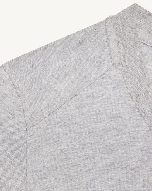 Women's Angel grey cotton scoop neck T-shirt - JOTT - 2