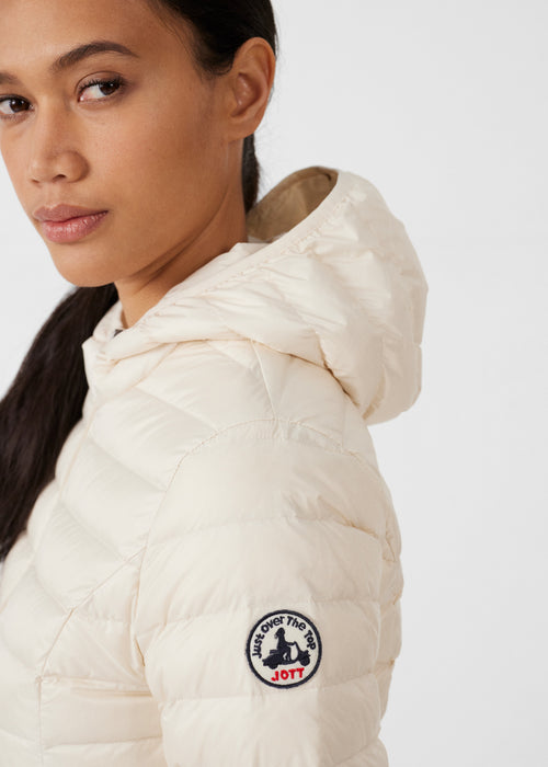light Down jacket  in natural Cloe - JOTT - 5