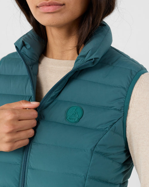Down jacket sleeveless stretch Deep lake Grenada - JOTT - 5