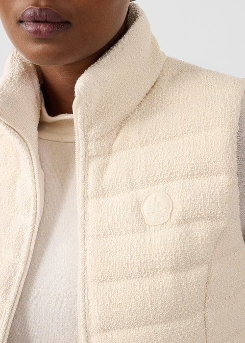 Down jacket sleeveless Natural Salla - JOTT - 5