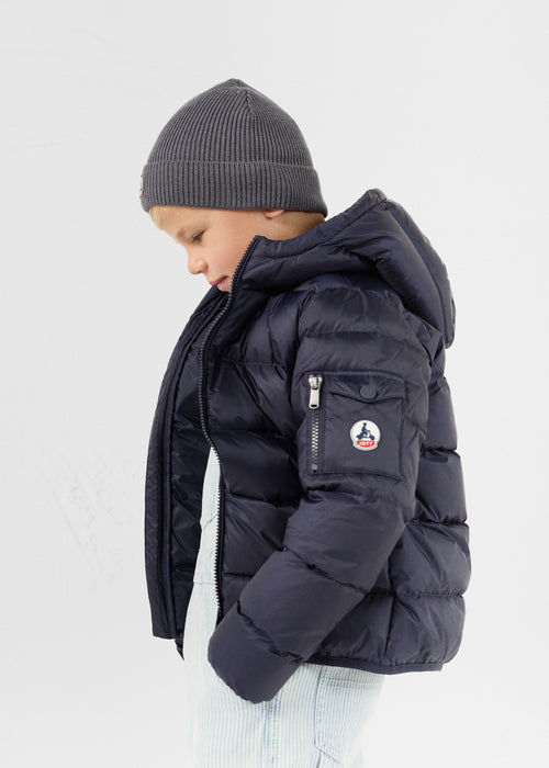 Down jacket Kid hooded Grand Froid Marine Kazan - JOTT - 3