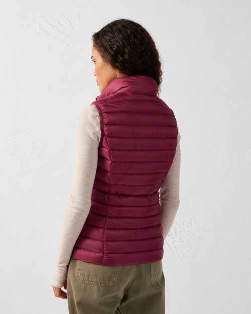 Down jacket light sleeveless Prune Seda - JOTT - 4