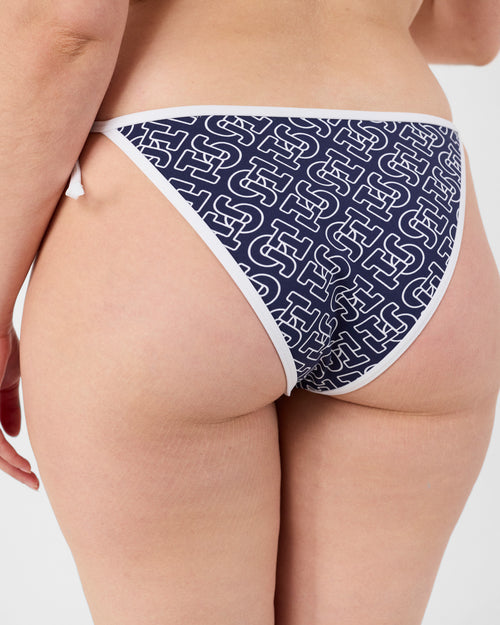 Brazilian swimwear Bottoms Mono navy Maddie monogram bottom - JOTT - 5