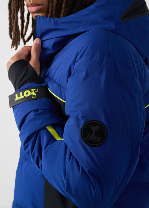 Down jacket ski Grand froid Bleu cobalt Sereis - JOTT - 5