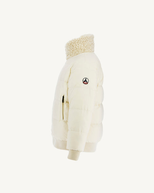 Reversible Down jacket Grand Froid Kid Naturel Vali 2.0 Sherpa - JOTT - 3