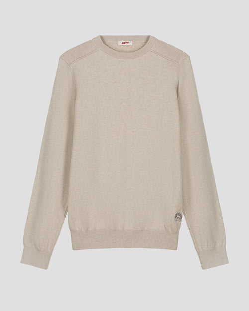 Sable Hadrien round-neck knit sweater - JOTT - 2