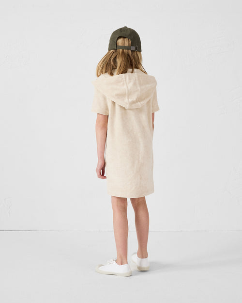 Sable Kid Flamingo Hooded Terry Dress - JOTT - 5