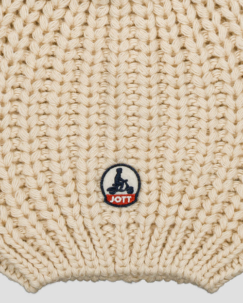 Langley natural pompon hat - JOTT - 4