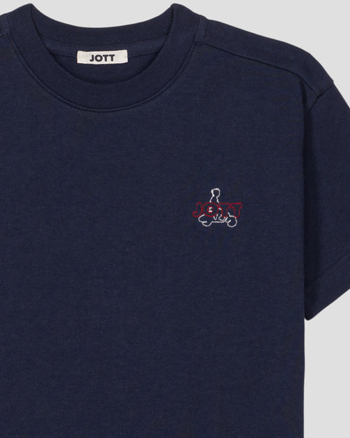 Yuan Navy Round Kid T-shirt - JOTT - 2