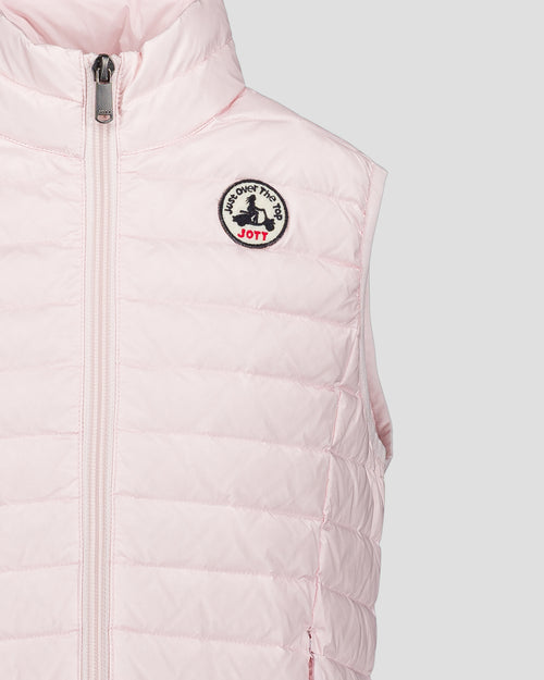 Down jacket sleeveless Kid Rose petal Zoe - JOTT - 2