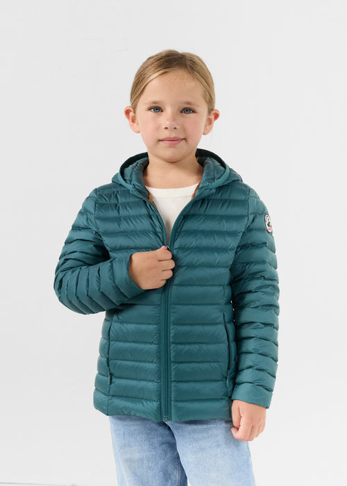 Down jacket light hooded Kid Deep lake Carla - JOTT - 3