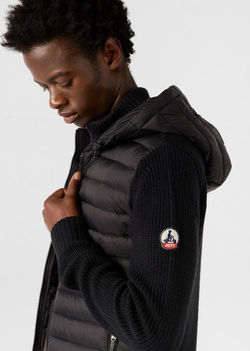 Down jacket bi-material Black Jumping - JOTT - 5