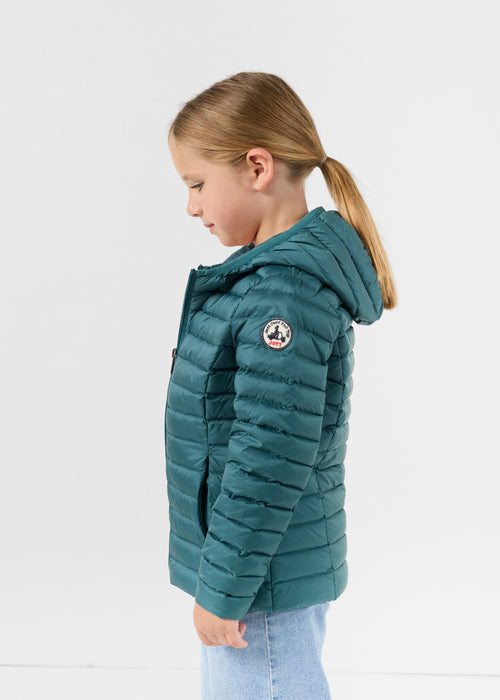 Down jacket light hooded Kid Deep lake Carla - JOTT - 5