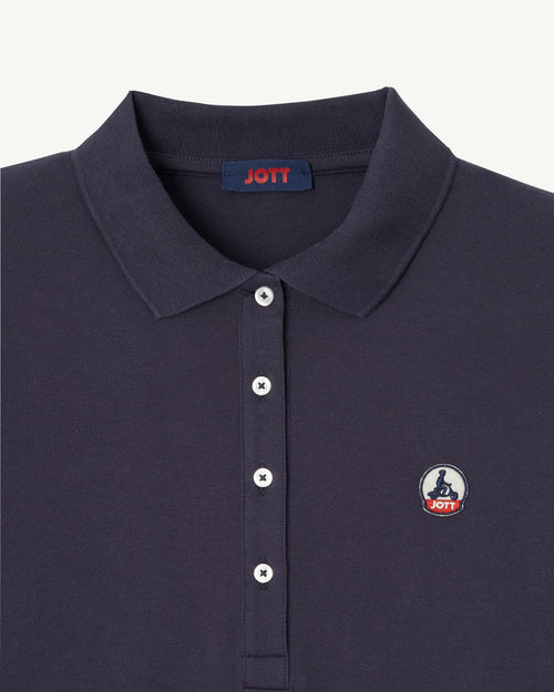 organic cotton polo dress Marine Palma - JOTT - 2