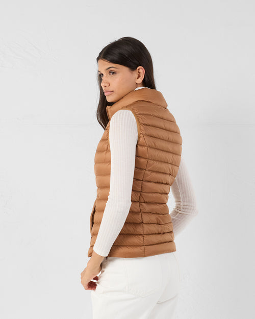 Down jacket light sleeveless Sucre roux Seda - JOTT - 4