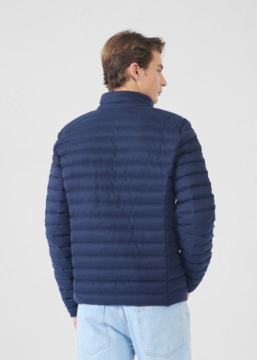 Down jacket wool effect Navy Matai - JOTT - 4