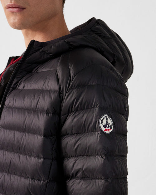 Down jacket light hooded Black Nico - JOTT - 5